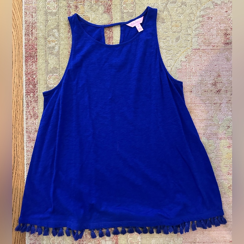 Lilly pulitzer tank in royal/navy blue size M